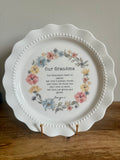 Ex-Display | Decorative Plate & Stand Grandma Design