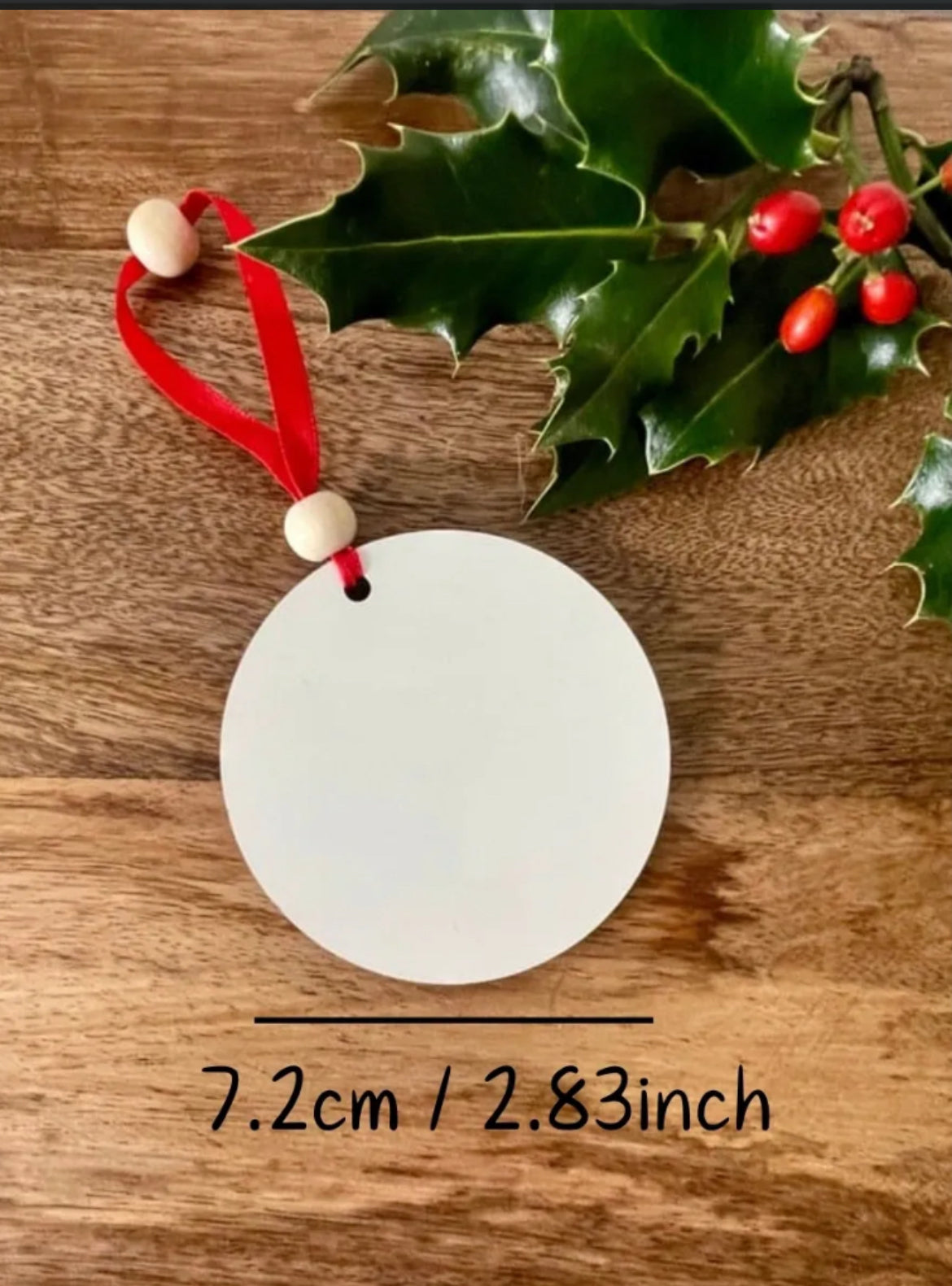 Personalised Pet Santa Hat Design Bauble
