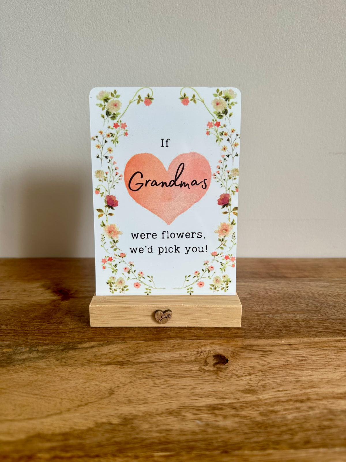 Ex-Display | Metal Plaque - Grandma Design