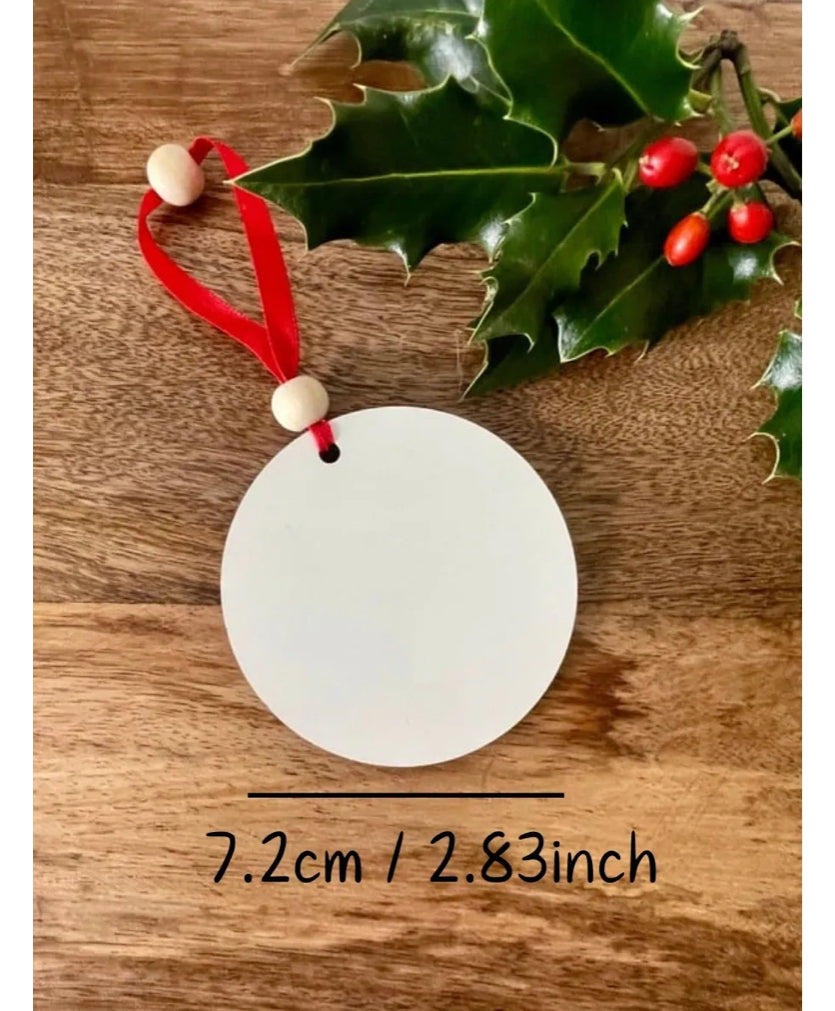 Personalised Family Christmas Lampost Design Bauble