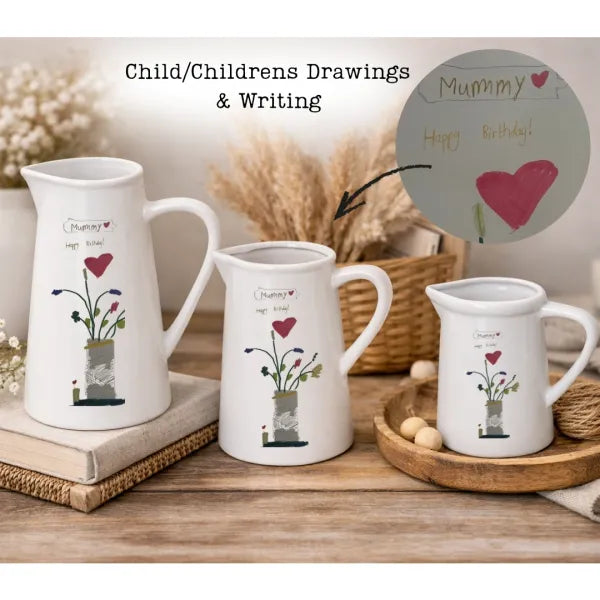 Children’s Picture Made with Love Vase