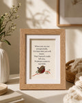 Robin Pebble Come To Say Hello Box Frame