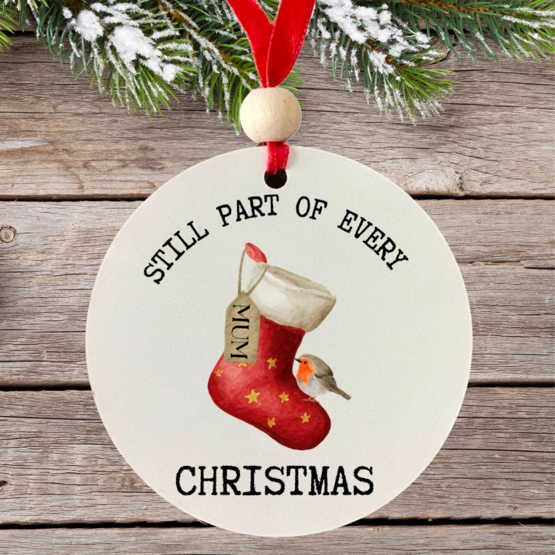 Personalised Robin Bauble - Still part of every Christmas Design