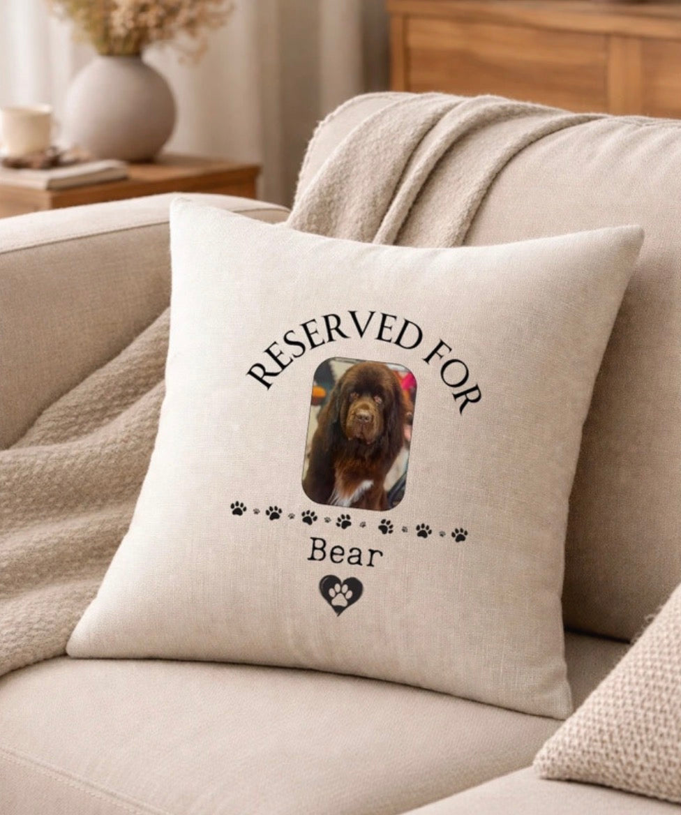 Reserved For Personalised Pet Cushion