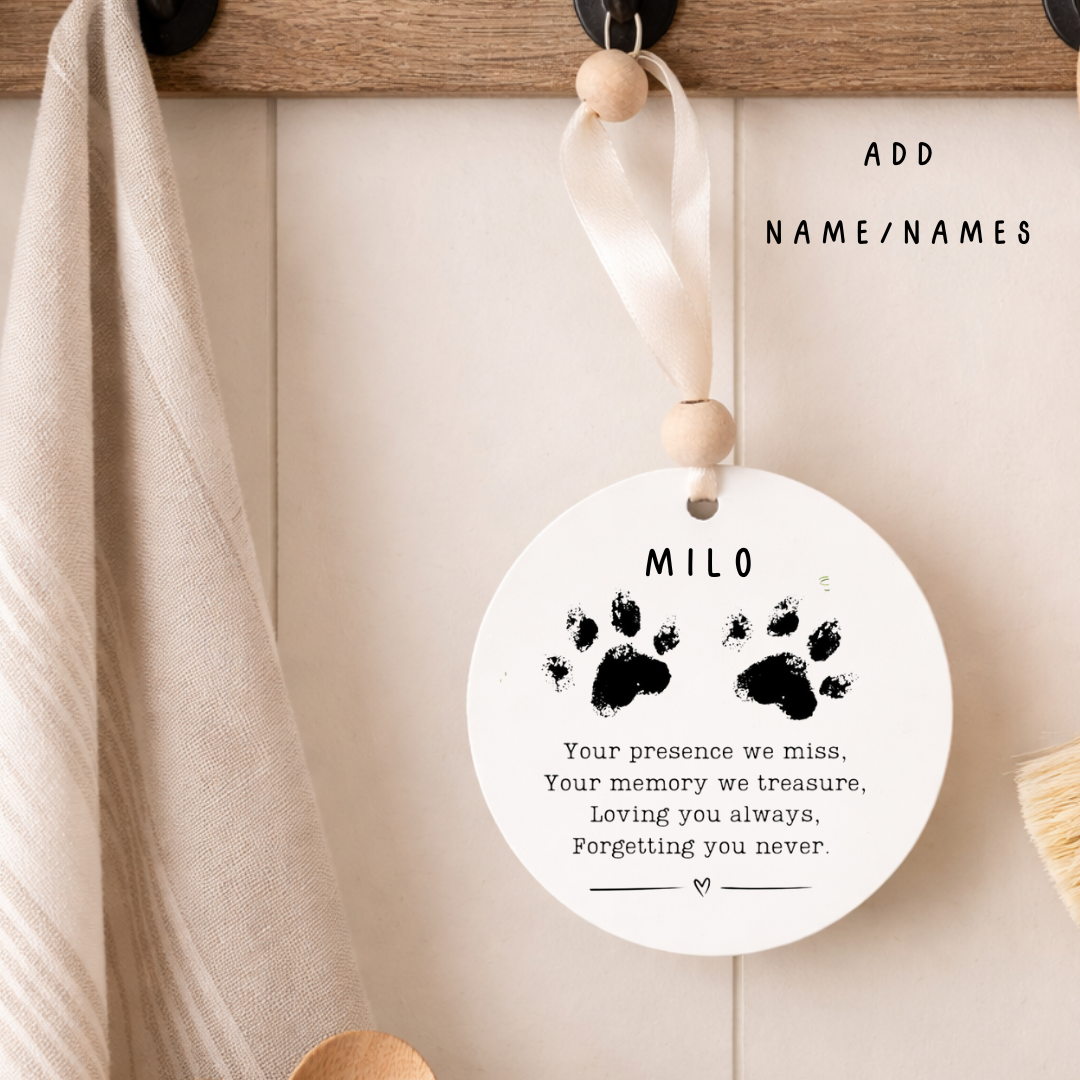 Personalised Paw Print Design