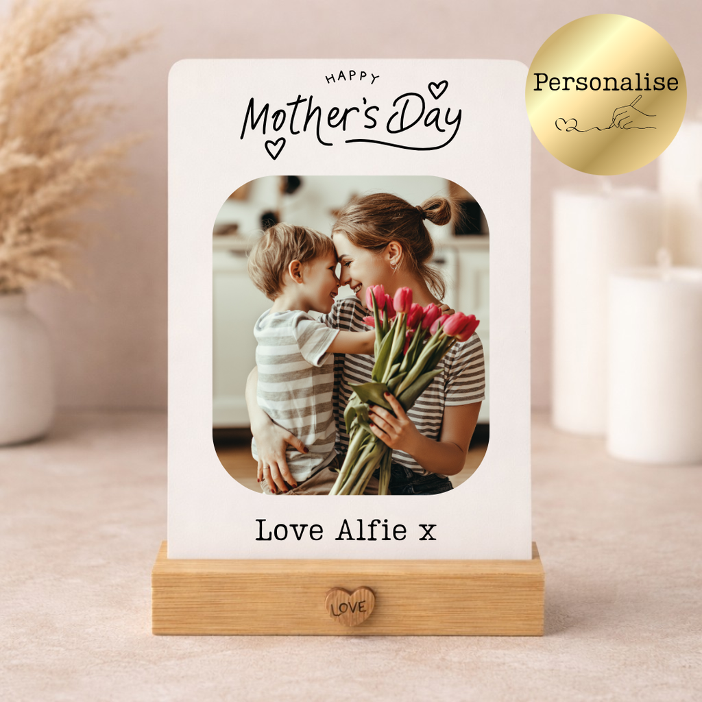 Personalised Metal Plaque - Mothers Day Photo Design