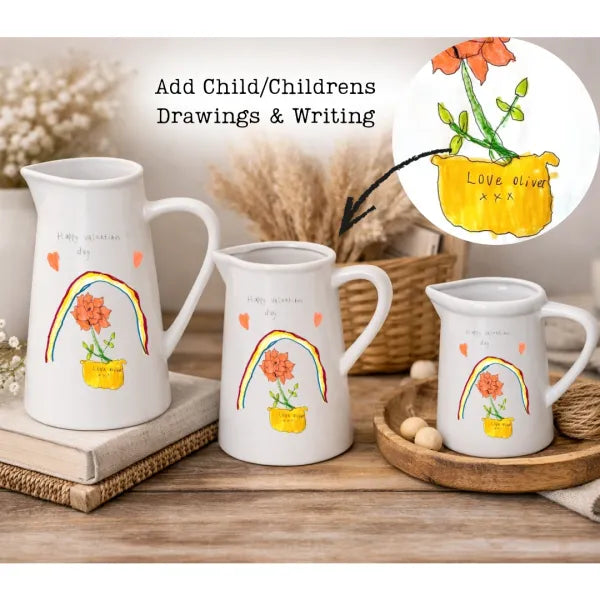 Children’s Picture Made with Love Vase
