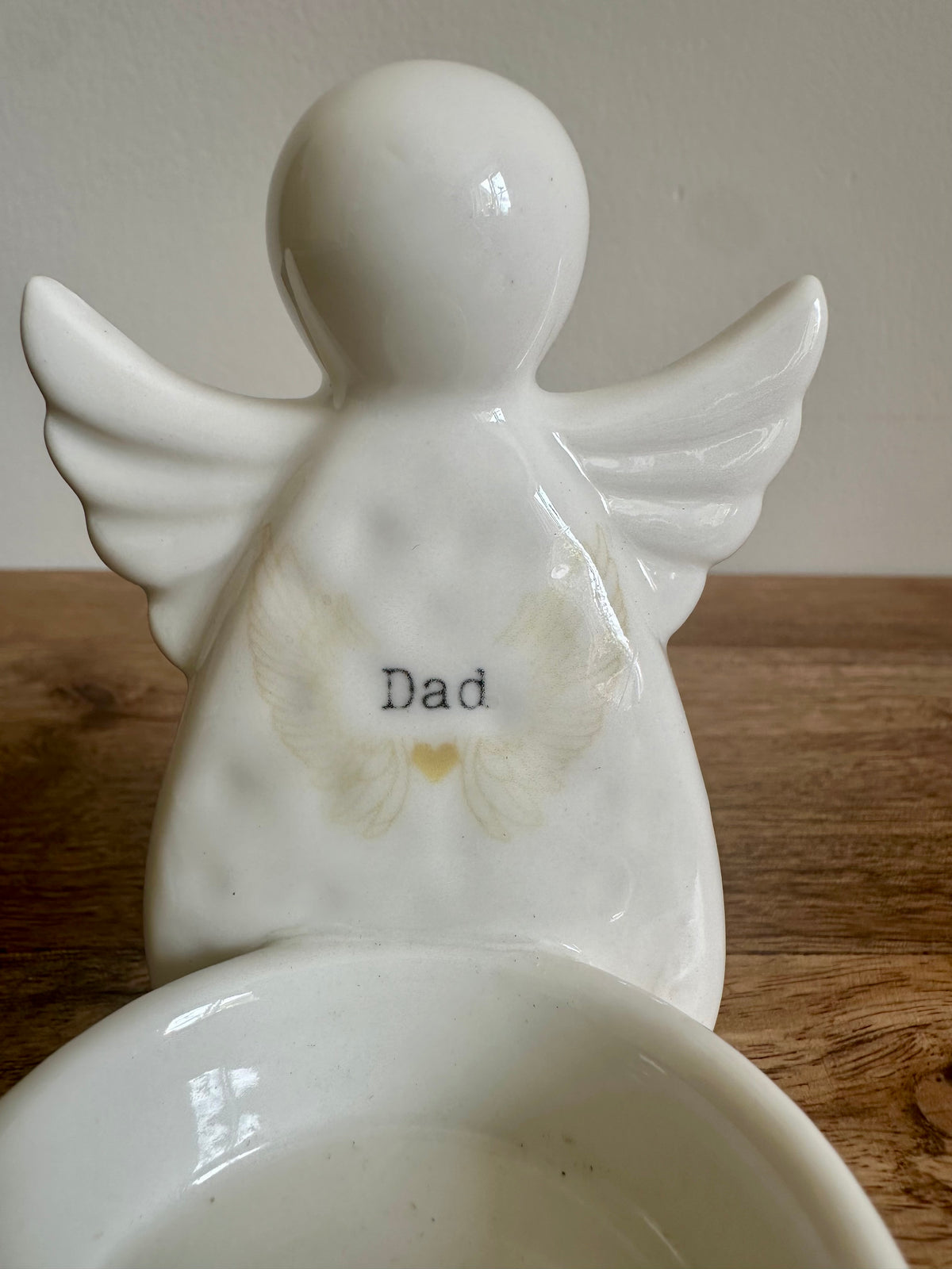 Ex-Display | Ceramic Angel Tealight - Dad