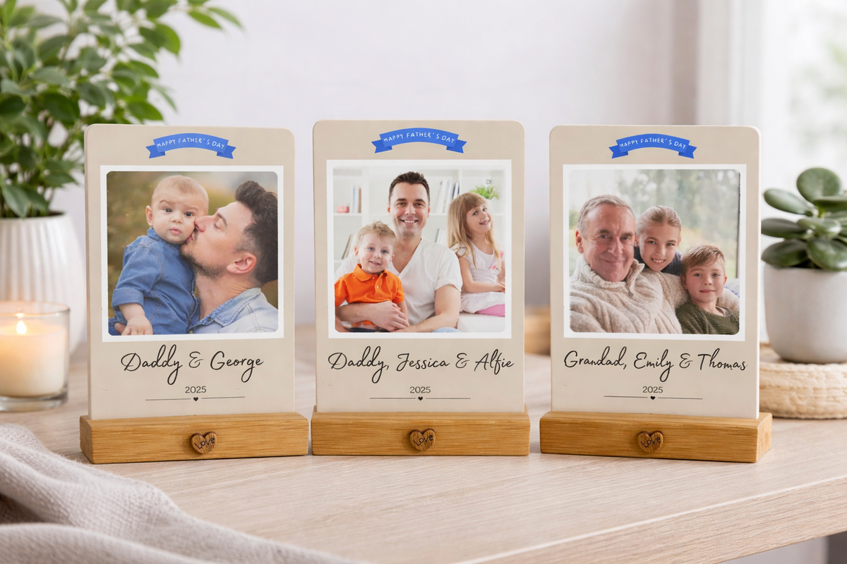 Personalised Metal Plaque - Fathers Day Photo Design