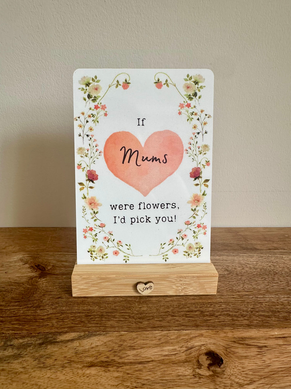 Ex-Display | Metal Plaque - Mum Design
