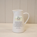 Personalised Ceramic Jug – Mother & Daughter Poem Vase