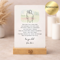 Personalised Metal Plaque - Father Son Design