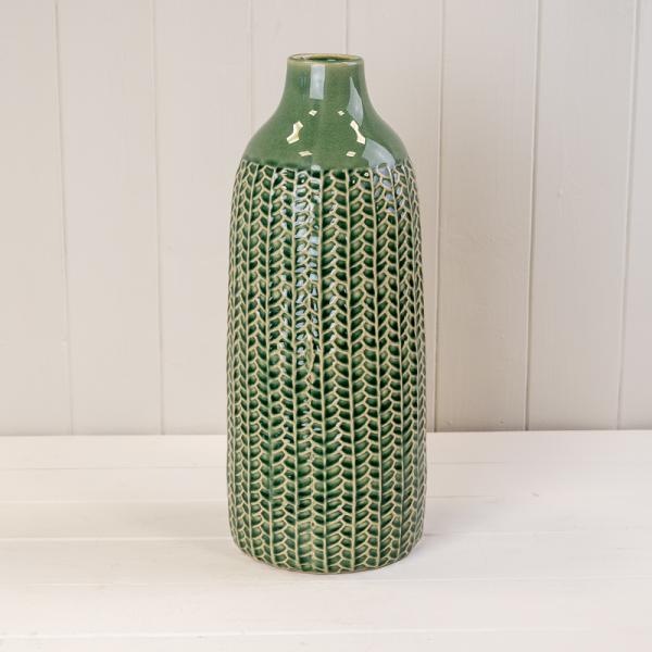 Green Ceramic Vase