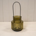Olive Green Candle Holder Large