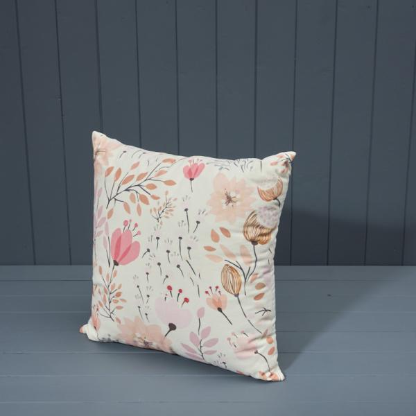 Handmade Washable Cotton Printed Cushion with Filling
