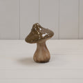 Brown Ceramic Mushroom