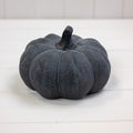 Black Ceramic Textured Pumpkin