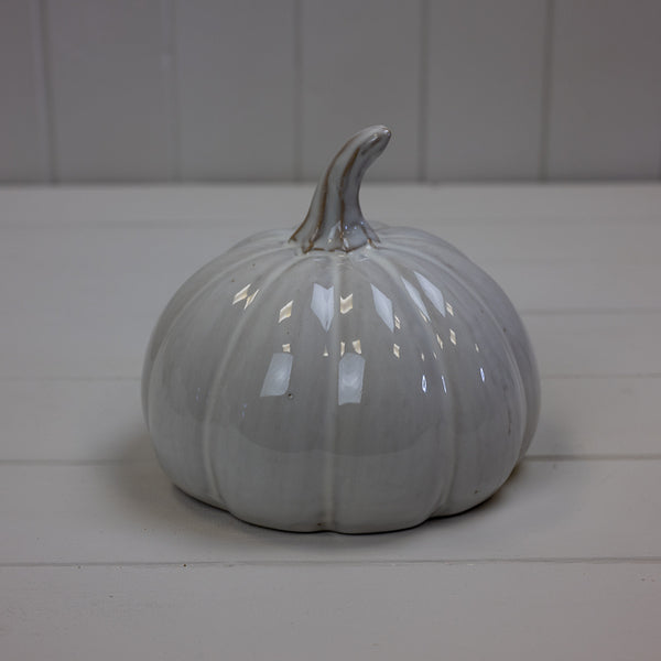 Glazed Ceramic Pumpkin