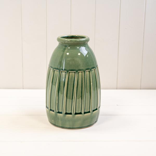 Green Ceramic Vase