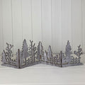 Grey Wooden Christmas Scene Display