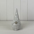 Glazed Ceramic Gonk Ornament with Textured Detail