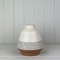 Earthy Dotty Bamboo Skandi Vase