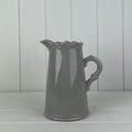 Grey Jug with Decorative Rim TL15.5cm