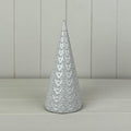 Glazed Ceramic Tree Ornament with Textured Detail