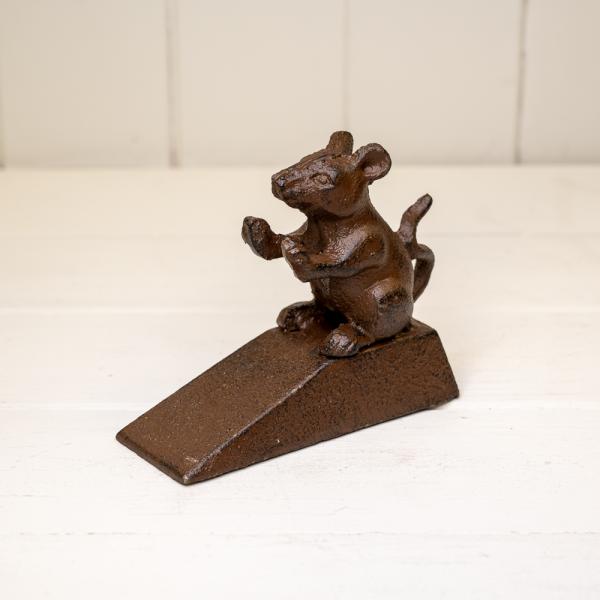 Cast Iron Mouse Door Stopper