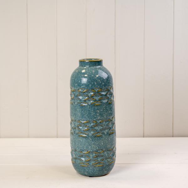 Blue Ceramic Vase