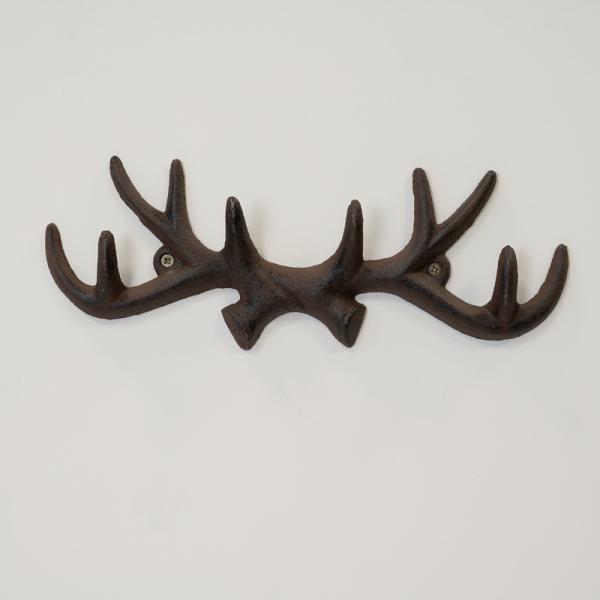 Cast Iron Antler Coat Hook