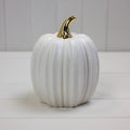 White Ceramic Pumpkin