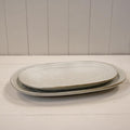 Satchville Stoneware Large Oval Plate