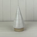 Glazed Ceramic Tree Ornament with Textured Detail