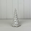 Glazed Ceramic Tree Ornament with Textured Detail