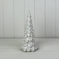 Glazed Ceramic Tree Ornament with Textured Detail