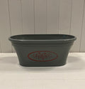 Grey Round Love Heart Tree Trough Recycled Plastic Planter 7.7LTR
