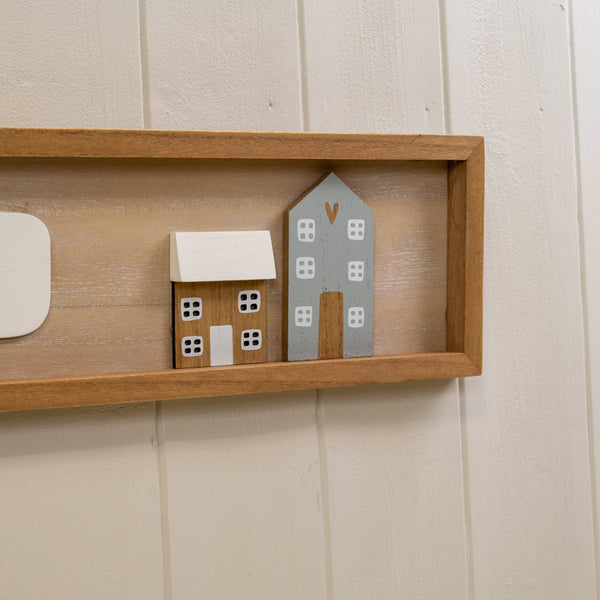 Rectangle Wooden Sign 'Friends Are The People Who Make You Smile Brighter Laugh Louder and Live Be