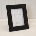 Timeless Black Sandy Textured Photo Frame. inch