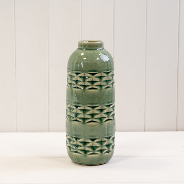 Green Ceramic Vase