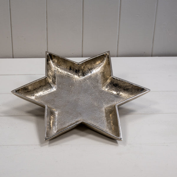 Silver Star Shape Plate