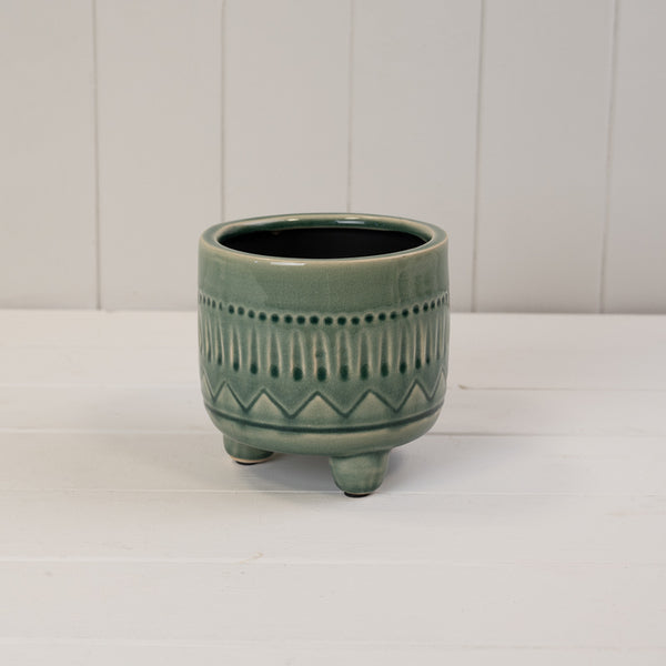 Green Ceramic Pot
