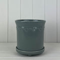 Grey Saucer Pot