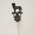 Cast iron doorbell dog design