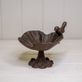 Cast Iron Flower Bird Bath