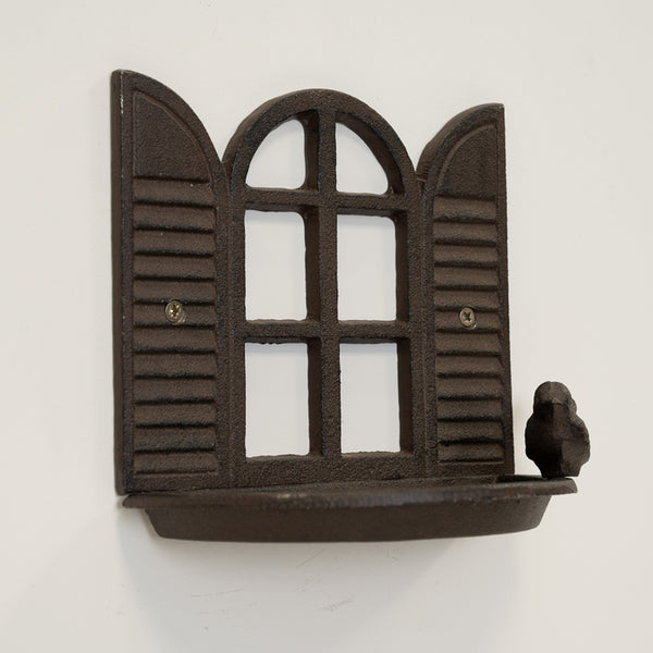 Cast Iron Window Bird Feeder