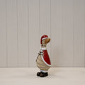 Polyresin Duck With Santa Hat