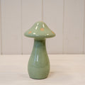 Small Ceramic Pale Green Mushroom