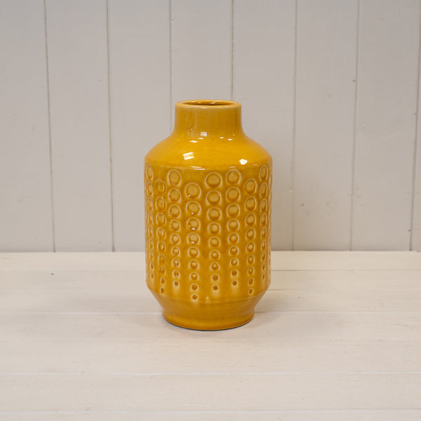 Yellow Ceramic Vase