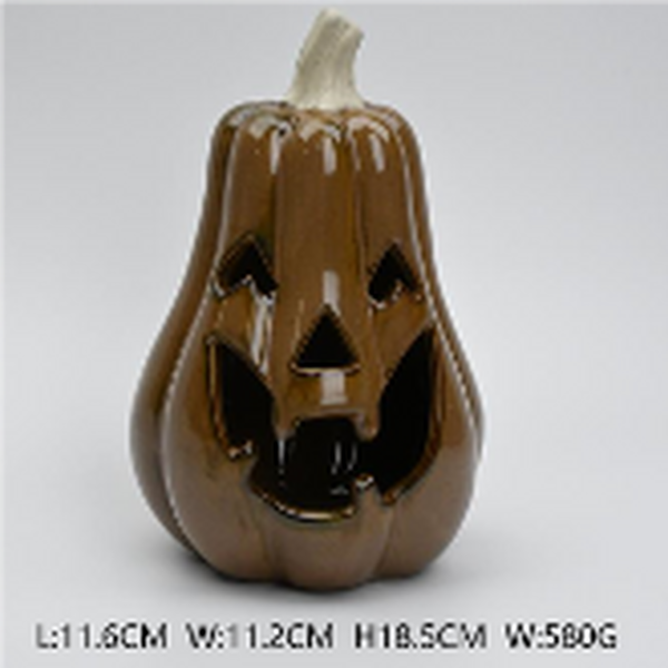 Chocolate Brown Tall Pumpkin